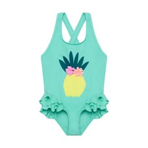 Dívčí plavky COLOR KIDS-Swimsuit W. Application-8714-Cabbage obraz