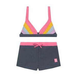 Dívčí plavky COLOR KIDS-Bikini, Colorblock-4024-Pink Lemonade obraz