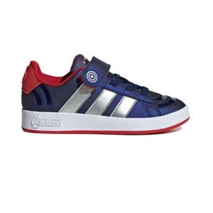 Chlapecká rekreační obuv ADIDAS-Grand Court Captain America K dark blue/matte silver/better scarlet obraz