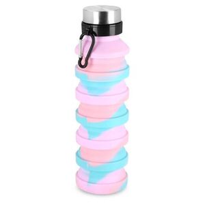 Láhev SPOKEY-JUMP Foldable silicone bottle, 550 ml obraz