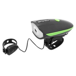 Světlo na kolo SPOKEY-RAINI Rechargeable LED bike light with horn obraz