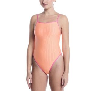 Dámské plavecké jednodílné plavky NIKE SWIM-Ripple Texture PINK GLOW obraz