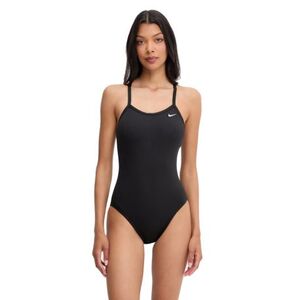 Dámské plavecké jednodílné plavky NIKE SWIM-Solid Rib Black obraz