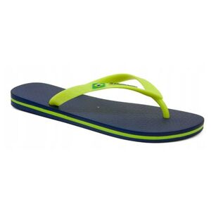 Pánské žabky (plážová obuv) IPANEMA-Clas Brazil M dark blue/neon green obraz
