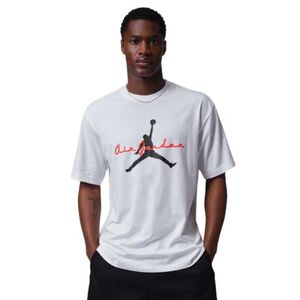 Pánské tričko s krátkým rukávem NIKE-Jordan Brooklyn WHITE/INFRARED 23/BLACK obraz