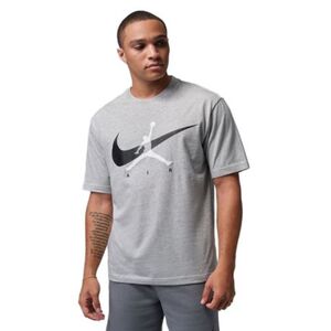 Pánské tričko s krátkým rukávem NIKE-Jordan Brooklyn GREY HEATHER/BLACK obraz