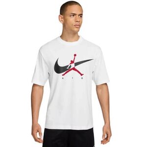 Pánské tričko s krátkým rukávem NIKE-Jordan Brooklyn WHITE/BLACK obraz