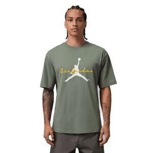 Pánské tričko s krátkým rukávem NIKE-Jordan Brooklyn VINTAGE LICHEN/BRIGHT CITRON/SAIL obraz