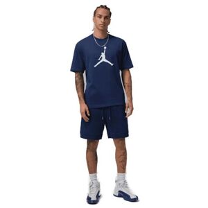 Pánské tričko s krátkým rukávem NIKE-JORDAN JUMPMAN SS HBR TEE 2 MIDNIGHT NAVY/WHITE obraz