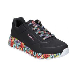 Dívčí rekreační obuv SKECHERS-Uno Lite JGoldCrown Subtle Love Jr black/multi obraz