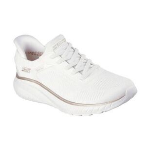 Dámská rekreační obuv SKECHERS-Bobs Squad Chaos Current Muse Slip-Ins W white/gold obraz