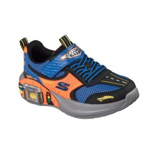 Chlapecká rekreační obuv SKECHERS-Skechers Garage K black/blue/orange obraz