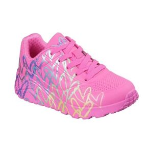 Dívčí rekreační obuv SKECHERS-Uno Lite Metallic Joy Jr hot pink obraz