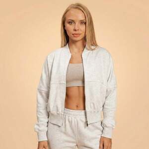 BeastPink Dámská mikina Zip-Up Bliss Grey obraz