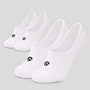 GymBeam No-show Socks 2Pack White obraz