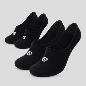 GymBeam No-show Socks 2Pack Black obraz