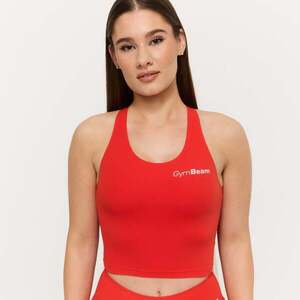 GymBeam Dámský sportovní top BEAT Tangerine obraz