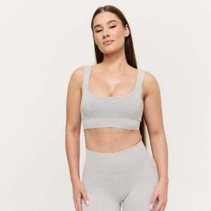 GymBeam Bezešvá sportovní podprsenka Lift Grey obraz