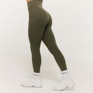 GymBeam Dámské legíny Combat Olive Grey obraz