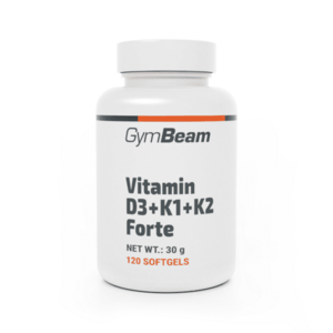 GymBeam Vitamin D3+K1+K2 Forte obraz