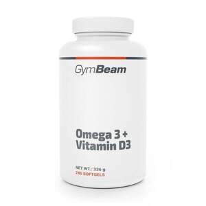 GymBeam Omega 3 + Vitamin D3 obraz