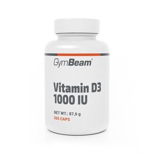 GymBeam Vitamín D3 1000 IU obraz