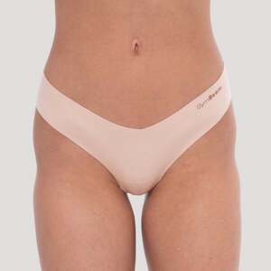 GymBeam Bezešvé kalhotky Comfy 3Pack Beige obraz