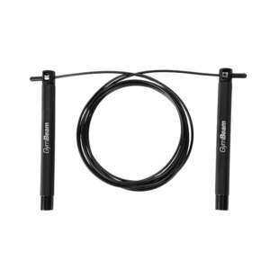 GymBeam Švihadlo Speed Rope Black obraz