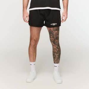 GymBeam Sportovní šortky Varsity Black obraz