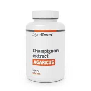 GymBeam Žampion (Agaricus) extrakt s 20 % polysacharidů a 10 % beta-glukanů obraz