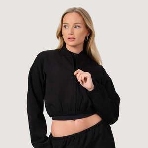 GymBeam Women‘s NEO Zip-Up Sweatshirt Black obraz