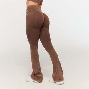 GymBeam Women‘s Fierce Seamless Pants Brown obraz