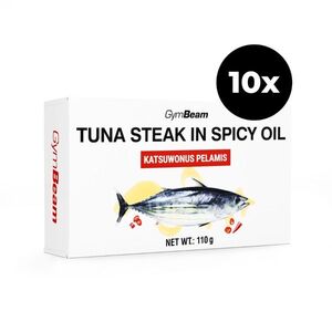 GymBeam Tuna steak in spicy oil obraz