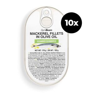 GymBeam Mackerel fillets in olive oil obraz