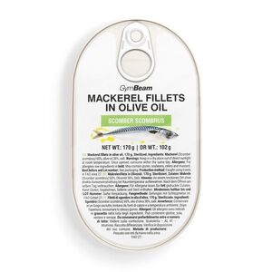 GymBeam Mackerel fillets in olive oil obraz