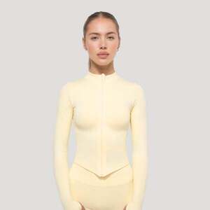GymBeam Dámský sportovní top Luma Butter Yellow obraz