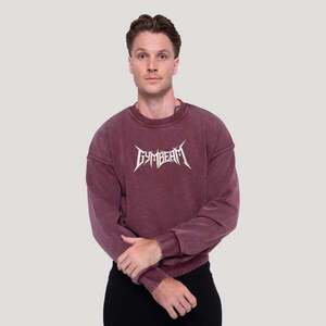 GymBeam Mikina Spike Burgundy obraz