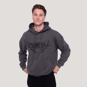 GymBeam Mikina Thorn Grey obraz