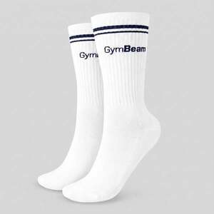 GymBeam Ponožky Crew White obraz