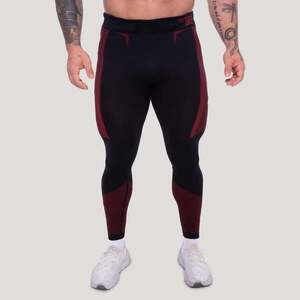 GymBeam Bezešvé legíny OG1 Black/Red obraz