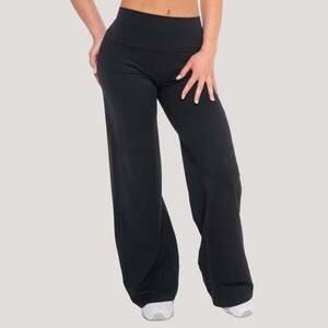 GymBeam Dámské kalhoty Straight Flow Black obraz