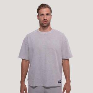 GymBeam Tričko Persistence Washed Cloud obraz