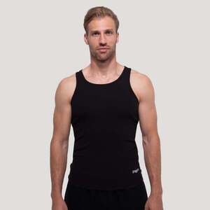 GymBeam Tílko Persistence Ribbed Black obraz