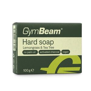 GymBeam Tuhé mýdlo Lemongrass & Tea tree oil 100 g obraz