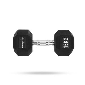 GymBeam Hexagonální jednoručka White obraz