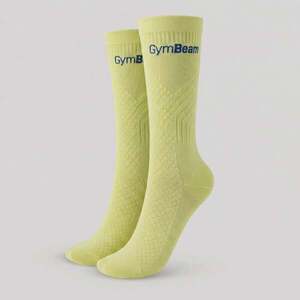 GymBeam Běžecké ponožky Lime Green obraz