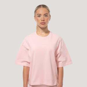 GymBeam Dámské tričko Oversized Mochi Pink obraz