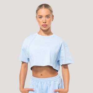 GymBeam Dámské cropped tričko Mochi Blue obraz