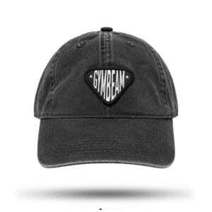GymBeam Sunday Dad Cap Washed Black obraz