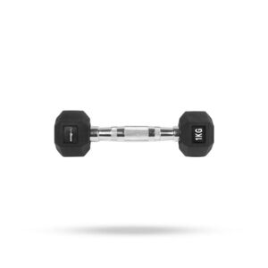 GymBeam Hexagonální jednoručka White obraz